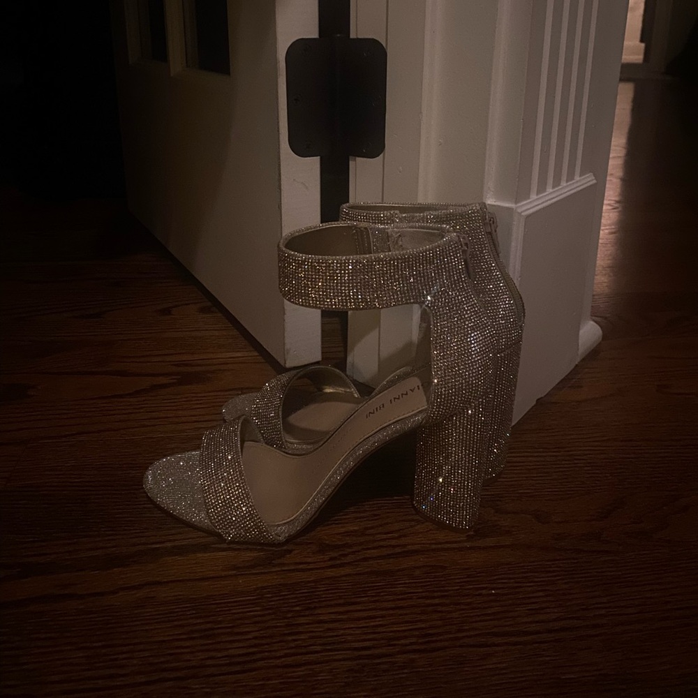 Gianni Bini- Gold heels.